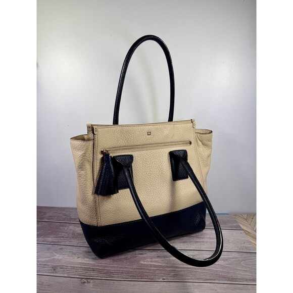 Kate Spade Southport Avenue Oden 100% Cowhide Leather Large Tote Bag - Picture 16 of 16